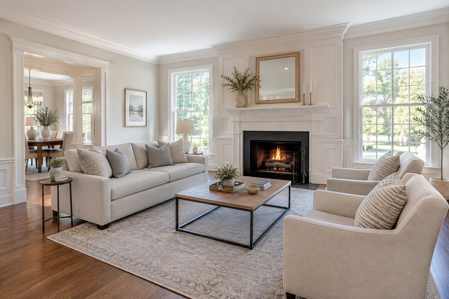 An elegant Northern Virginia living space